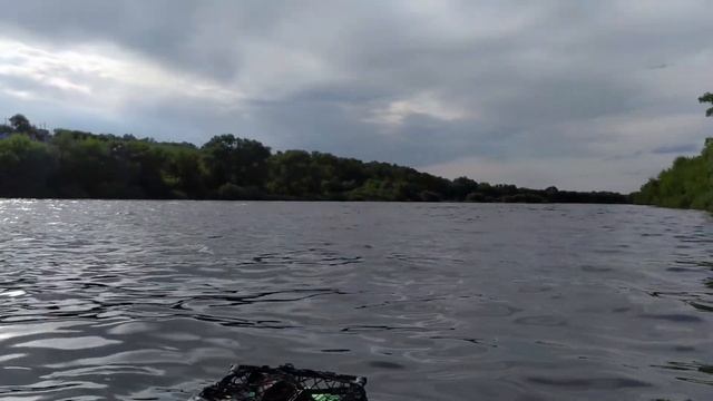 05.ДС.20.60. Дон. Сплав. 3 день. 31 км. Около с.Рудкино. Панорама. Вид с байдарки. смотреть онлайн