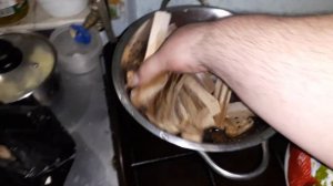 Варка дубовых брусков