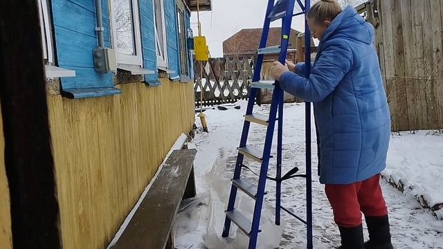 Распаковка — Лестница-стремянка Stairs CS07