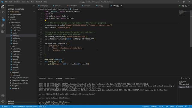 Django Channels 3 Tutorial -A real-time web application with Websocket, Celery and Redis, #channels
