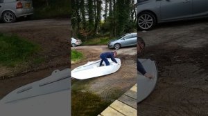 Самодельная складная лодка.