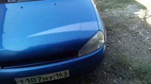 Лада Калина - полировка фар.