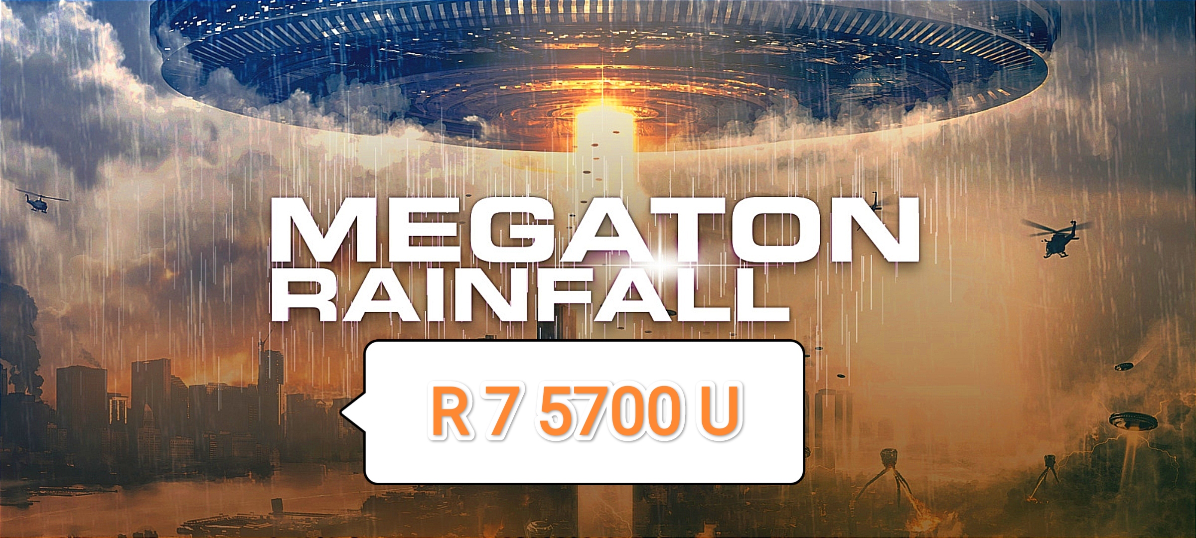 Megaton Rainfall v.1.10 - тест игры на Lenovo R 7 5700 U