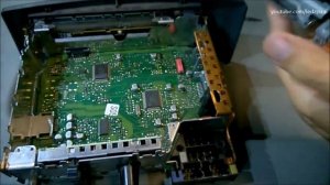 Чистка лазера штатной магнитолы RENAULT / laser cleaning