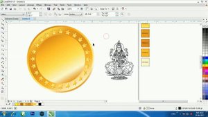 How to make 3D Gold Coin in CorelDraw