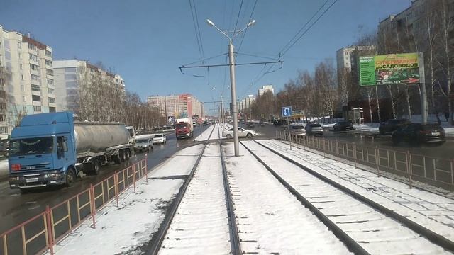 На трамвае 7-го маршрута. Барнаул (Алтайский край). смотреть онлайн