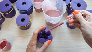 Как сделать цветы из мыла с использованием цветовой палитры - Мыловарение и флористика от ТакКруто