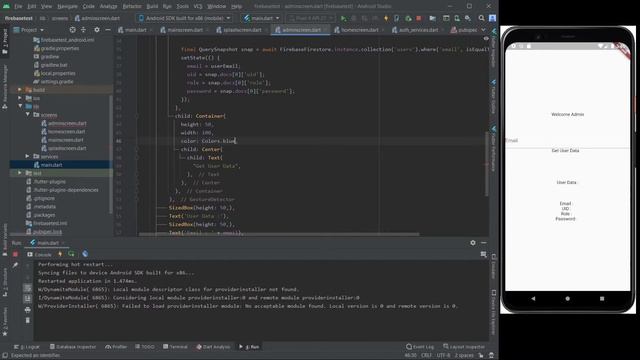 Creating Admin App in Flutter with Firebase Auth and Firestore (Your App Idea 1)