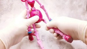 Мамочка длинные ноги, подвижная игрушка из пластика