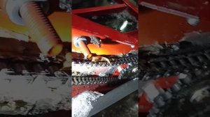 Мотобуксировщик.Тофалар лонг, вскрыл кожух цепи а там, смотрите