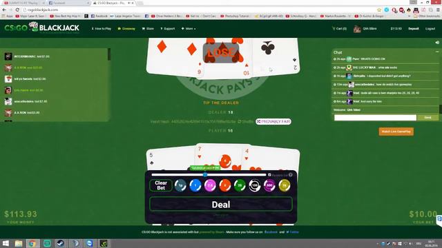 How To Play BackJack- CSGO BlackJack Unormal reingeluckt! Mein m8 macht das cash?