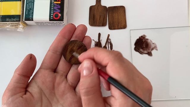 Мастер-класс: Доски со смолой  из полимерной глины FIMO/polymer clay tutorial