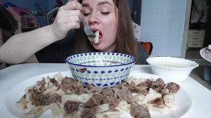 Мукбанг жигжиг галнаш | А это вкусно! #мукбанг #жигжиггалнаш