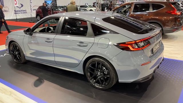 New HONDA CIVIC SPORT 2023 - first REVIEW (exterior, interior, trunk space)