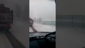 Семинский перевал 6 июня выпал снег.