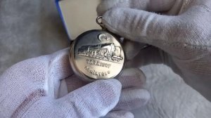 Механические часы "SERKISOF-ПАРОВОЗ".Сделано в СССР.