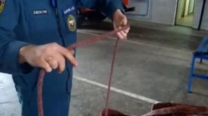 Учебное пособие Работа со спасательной верёвкой