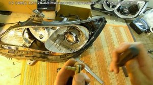 Honda Civic светодиодные фары Хонда Цивик замена стекла фары, чистка фары, тюнинг цивик