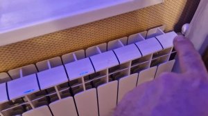 Падение температуры по длине батареи