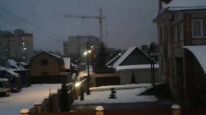 Работа башенного крана КБМ-401П