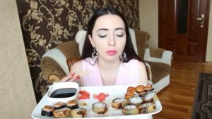 MUKBANG/?любимой❤ Ayka Emilly/суши роллы?