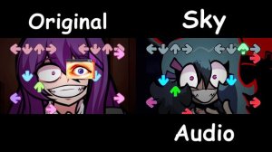 Markov Original Vs Sky (Doki Doki Takeover! - BAD ENDING) - FNF