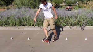 Монолайн спиной | Школа роликов RollerLine Роллерлайн в Москве