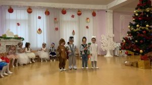 Музыкальный оркестр, новогодний утренник, младшая группа