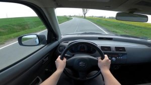 Suzuki Swift II MK6 1.3 16V 92HP (2005) POV Test Drive & Acceleration 0-100 | 4K #125