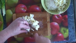 Рецепт: Блины с рисом, яйцом и жареным луком