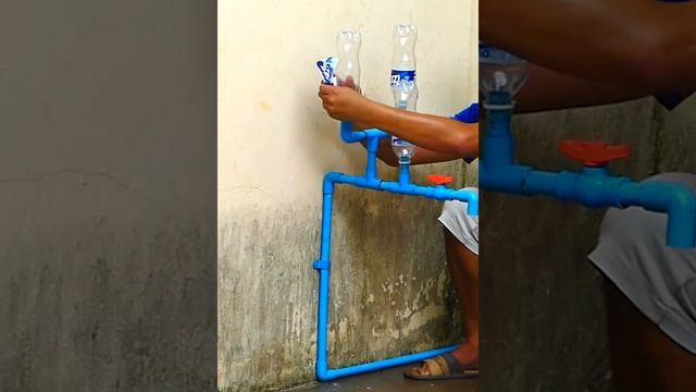 Free electricity | I turn PVC pipe into a water pump at home free no need electricity power