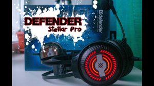 Распаковка игровой гарнитуры Defender Stellar Pro