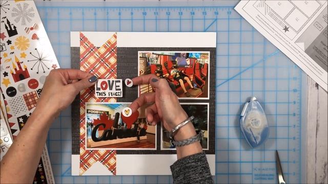 Sketch to Page - Scrapbook Process Video with 1-2-3 Sketch for Single Page Layout! (January 2018) смотреть онлайн