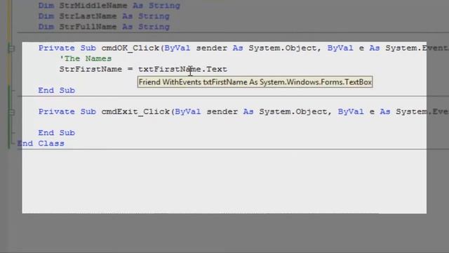Visual programming project - String variables and concatenation смотреть онлайн