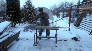 ТБПТ 07, гибка двух труб 20х20х2 одновременно.