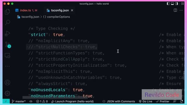 Nullable types in typescript | Typescript course | Full tutorial for beginners | #revildo_code