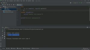 #28. Введение в обработку исключений. Блоки try _ except _ ООП Python (720p)