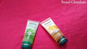 Himalaya Herbals Neem face Wash V/S Himalaya Orange Tan Removal Face Wash l Tiny Quick Review