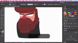 Simple 2D Character design Speed Art | Adobe illustrator CC