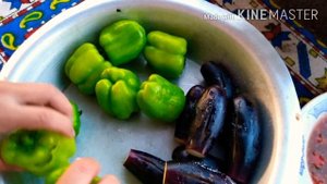 ✔️ Badimcan dolmasi ?? ❤️ / Долма из баклажанов перца и помидоров