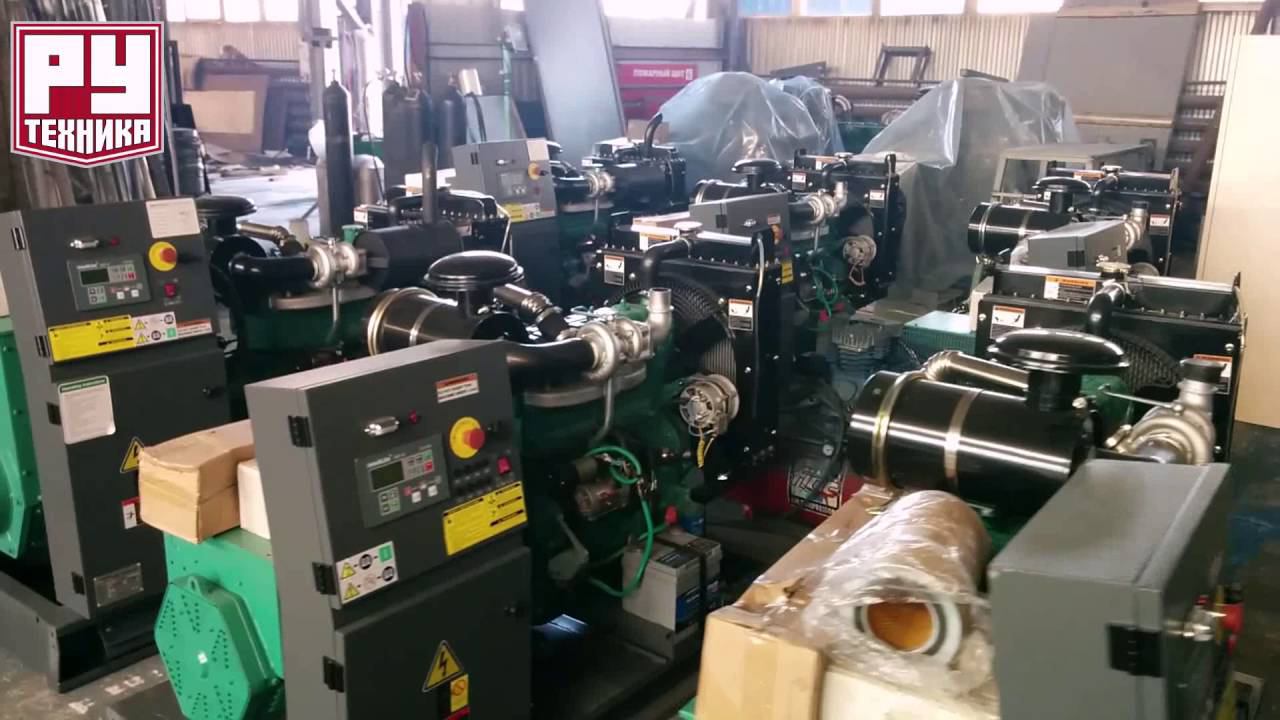 Дизельный генератор ДЭС 30 кВт и 50 кВт от РУ-Техники