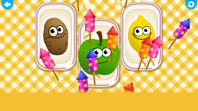 Играем в смешную еду 2. Развивающая игра / We play funny food 2. Educational game. смотреть онлайн
