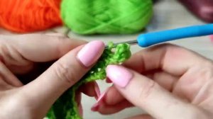 МК тыква крючком, вяжем тыкву, осенний декор, тыква на хэллоуин, handmade, листик, Knitting