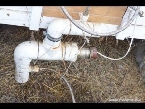 Система подогрева ниппельных поилок на кроликоферме Евгения Маклякова