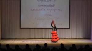 «Испанский танец» - соло Филиппова Елизавета, Образцовый коллектив ансамбль народ. танца «Капельки»