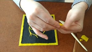 Мастер -  класс "Секреты хохломы"в технике  пластилинографии