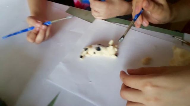 Котенок из соленного теста. смотреть онлайн