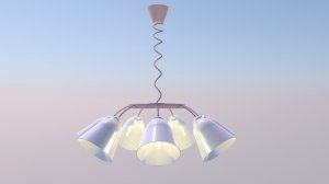 Моделирование люстры Cinema 4D