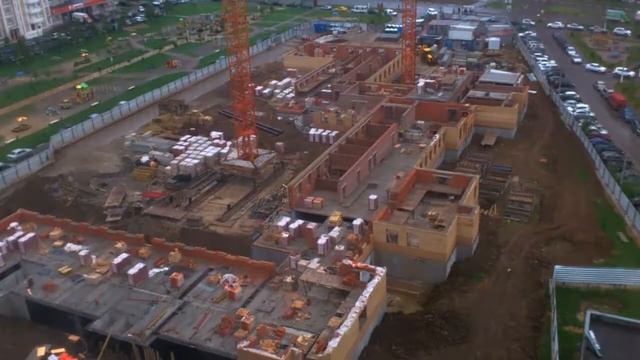 Строительство поликлиники в микрорайоне Кузнечики (Подольск).