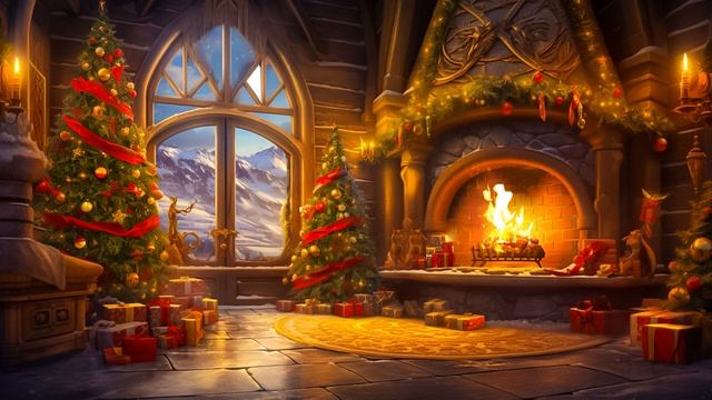 Новогодняя.RELAXING CHRISTMAS AMBIENCE 2024_ Soft Piano Music, Top Christmas Songs for Relax